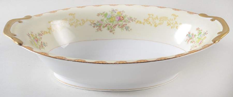 Dalton 11" Oval Vegetable Bowl by Meito-1