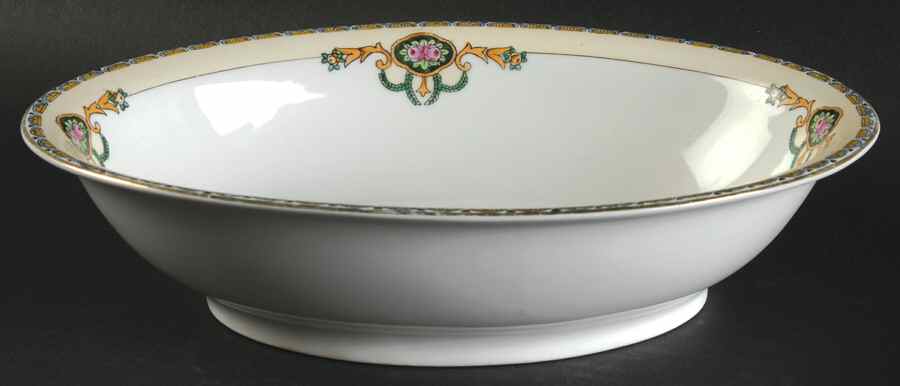 Dayton 10" Oval Vegetable Bowl by Meito-1