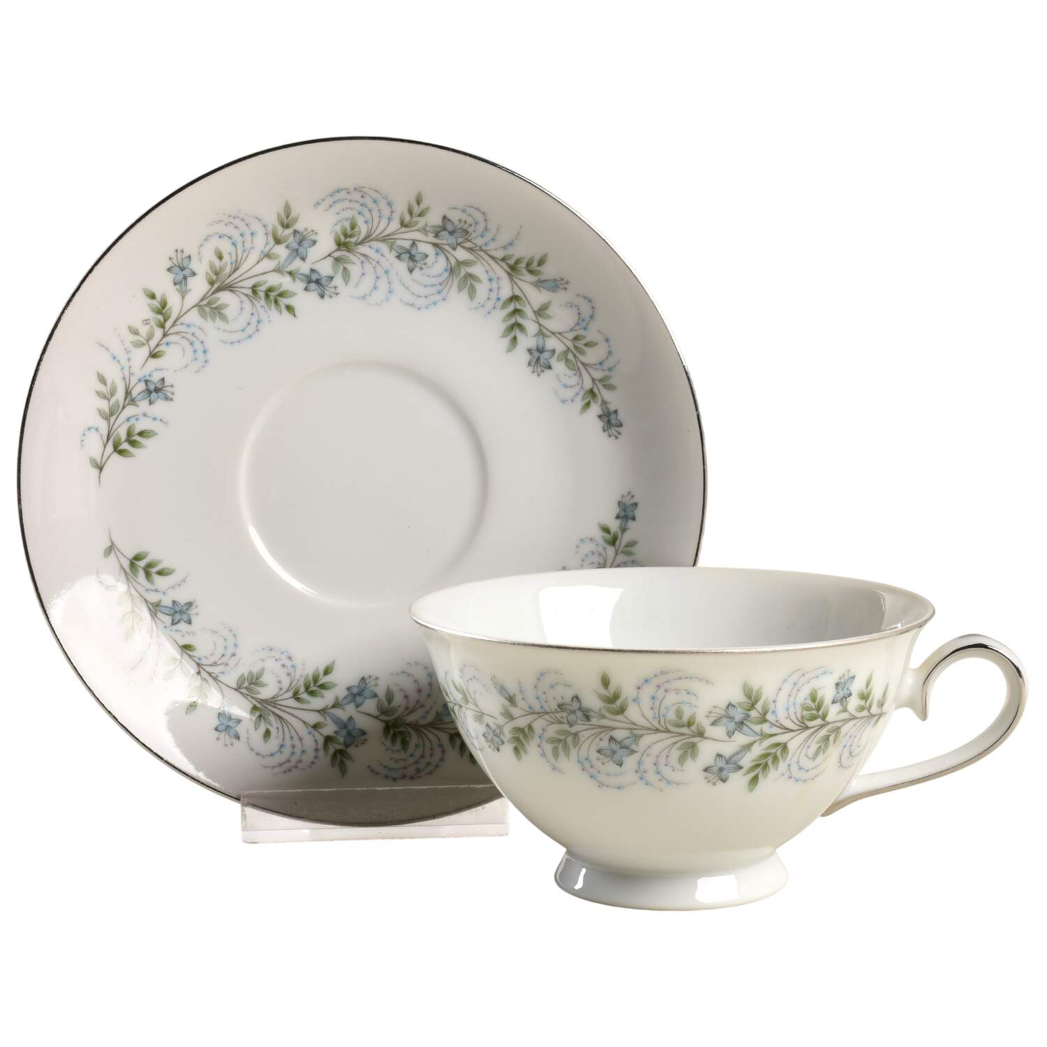 Delphine Footed Cup & Saucer Set by Meito-1