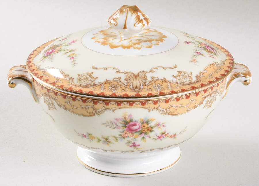 Derby Sugar Bowl & Lid by Meito-1