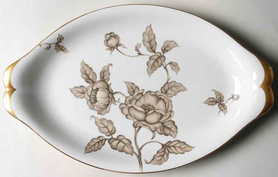 Desert Rose 15" Oval Serving Platter by Meito-1
