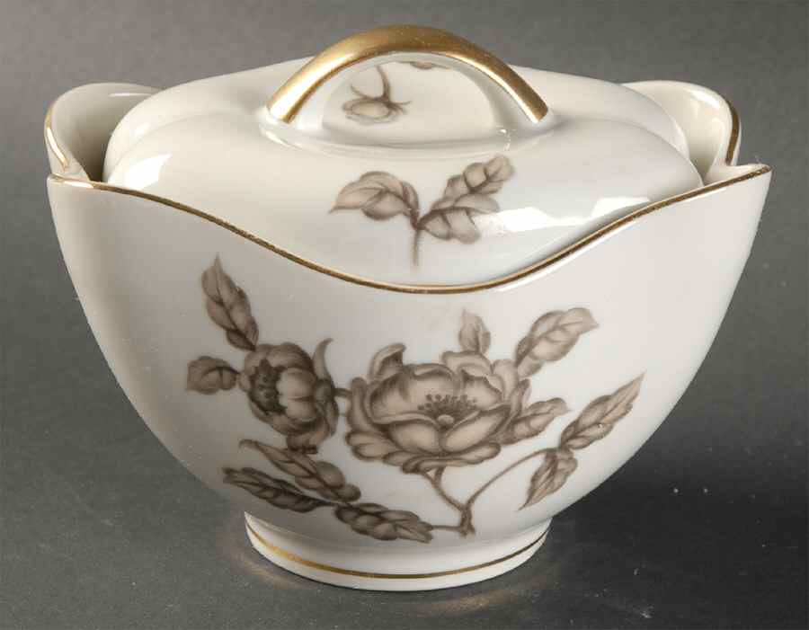 Desert Rose Sugar Bowl & Lid by Meito-1