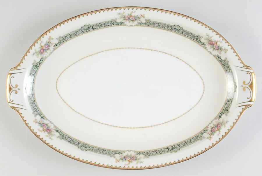 Dexter (Empire Shape) 17" Oval Serving Platter by Meito-1