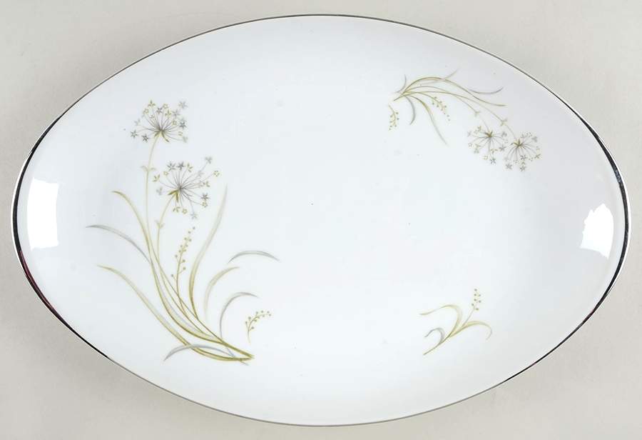 Dolores 16" Oval Serving Platter by Meito-1