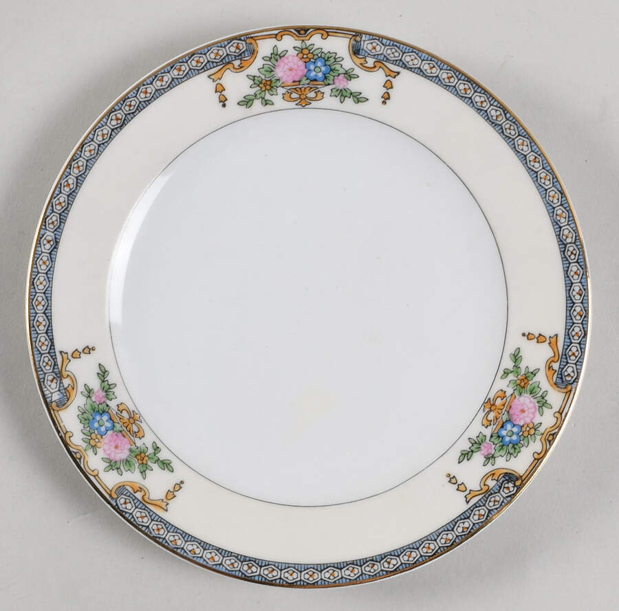 Dolores (Gold Trim) Bread & Butter Plate by Meito-1