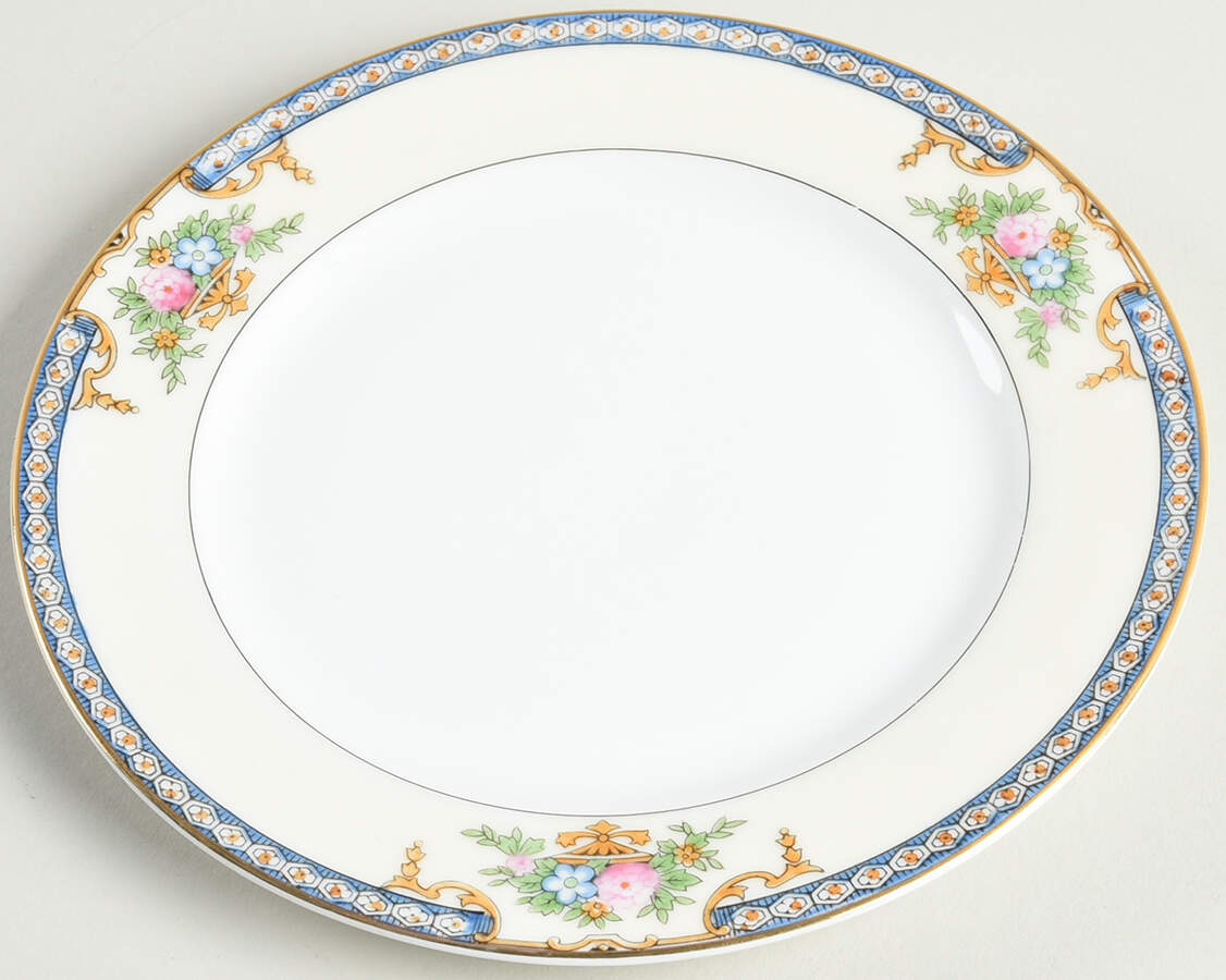 Dolores (Gold Trim) Bread & Butter Plate by Meito-1