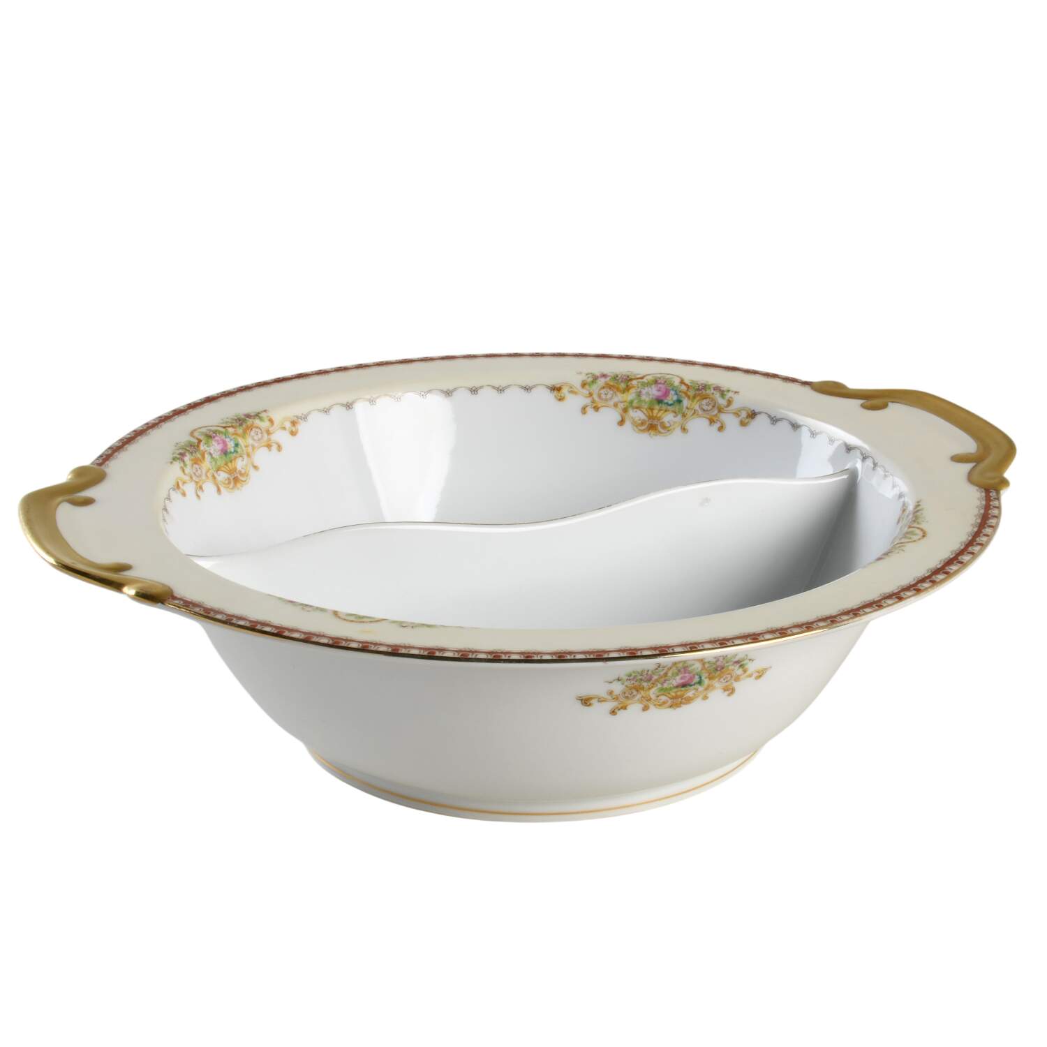 Dover Round Divided Vegetable Bowl by Meito-1