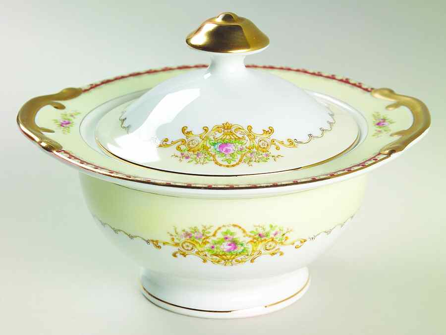 Dover Sugar Bowl & Lid by Meito-1