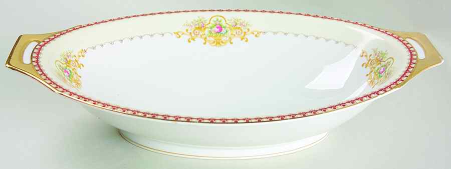 Dover 11" Oval Vegetable Bowl by Meito-1