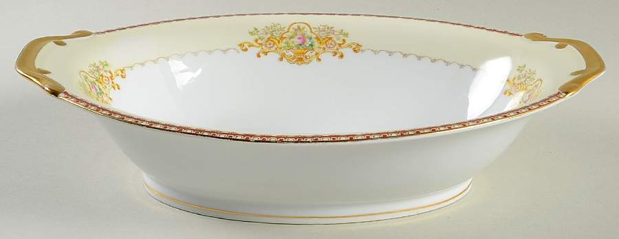 Dover 11" Oval Vegetable Bowl by Meito-1