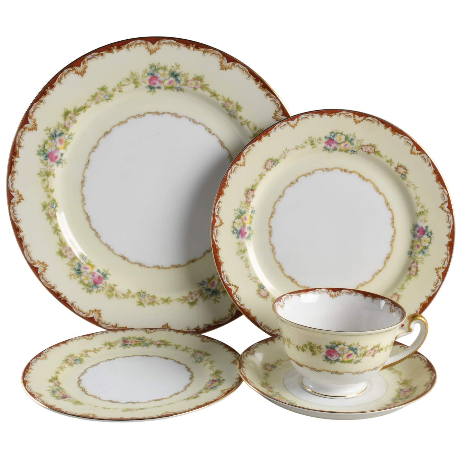 Dubarry 5 Piece Place Setting by Meito-1