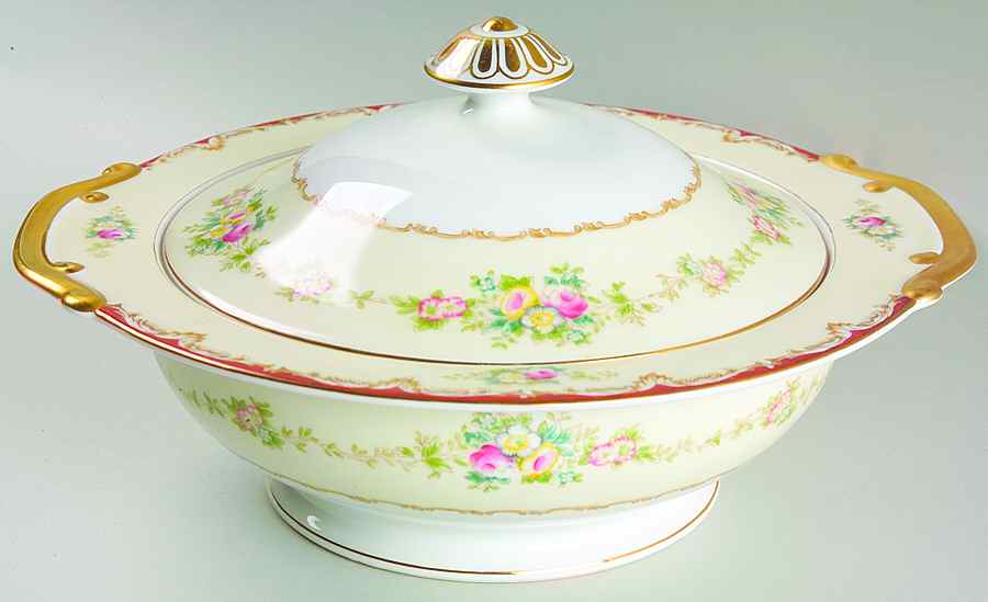 Dubarry Round Covered Vegetable by Meito-1