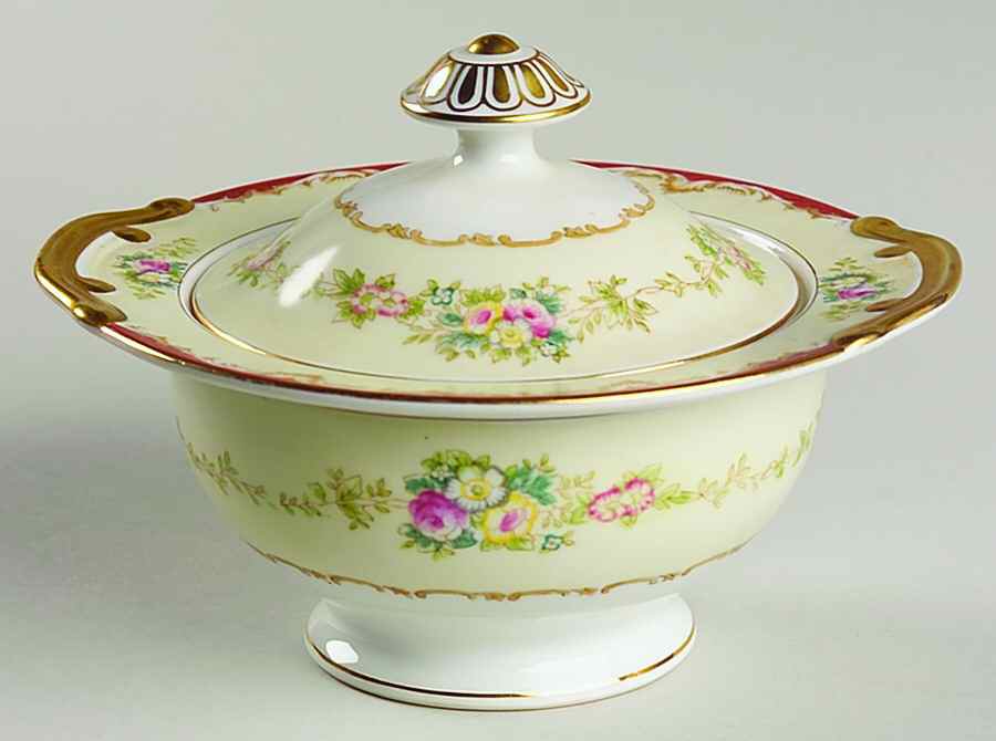 Dubarry Sugar Bowl & Lid by Meito-1