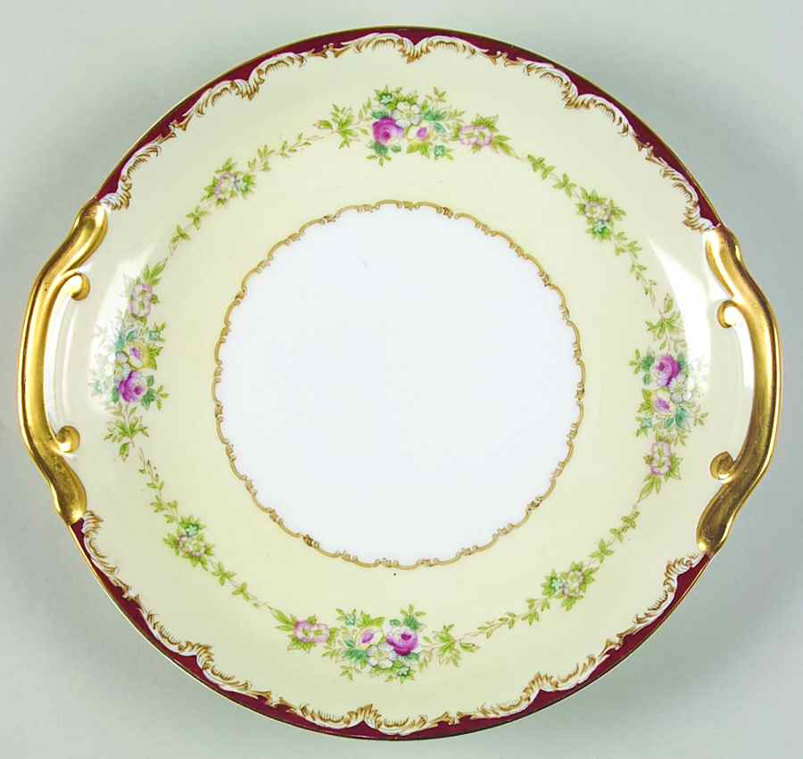 Dubarry Handled Cake Plate by Meito-1