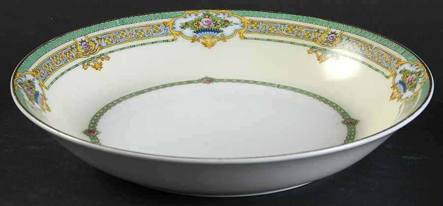 Dublin (Floral Urns) Coupe Soup Bowl by Meito-1