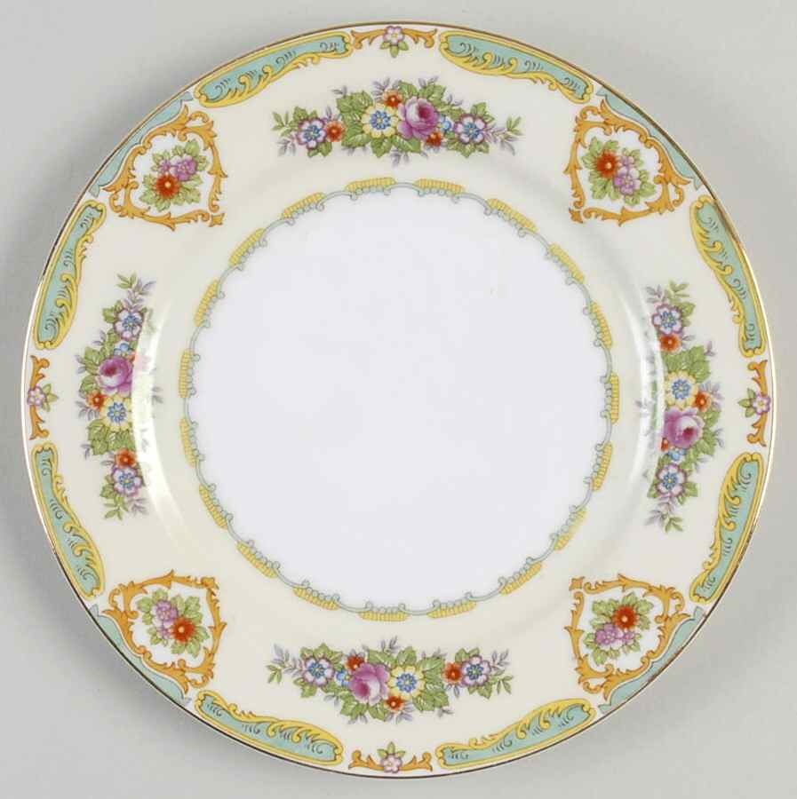 Dublin (Floral Sprays) Salad Plate by Meito-1