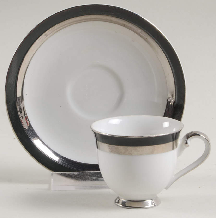 Duchess Footed Demitasse Cup & Saucer Set by Meito-1