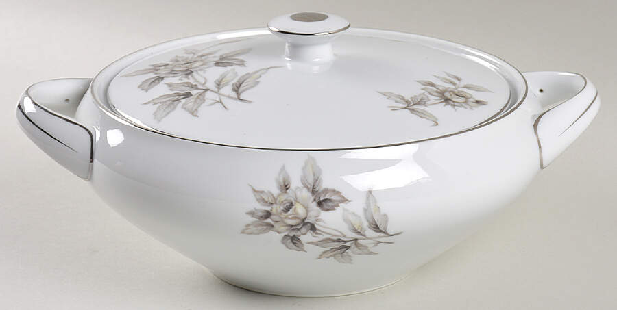 Dusk Rose Round Covered Vegetable by Meito-1