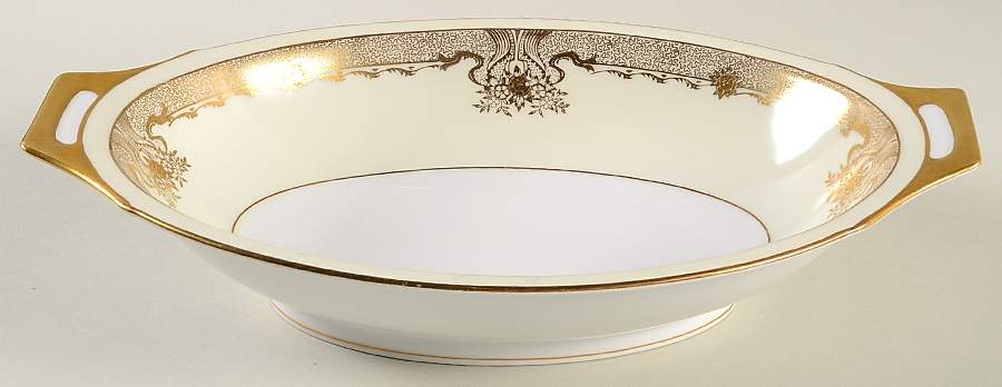 Elaine 11" Oval Vegetable Bowl by Meito-1