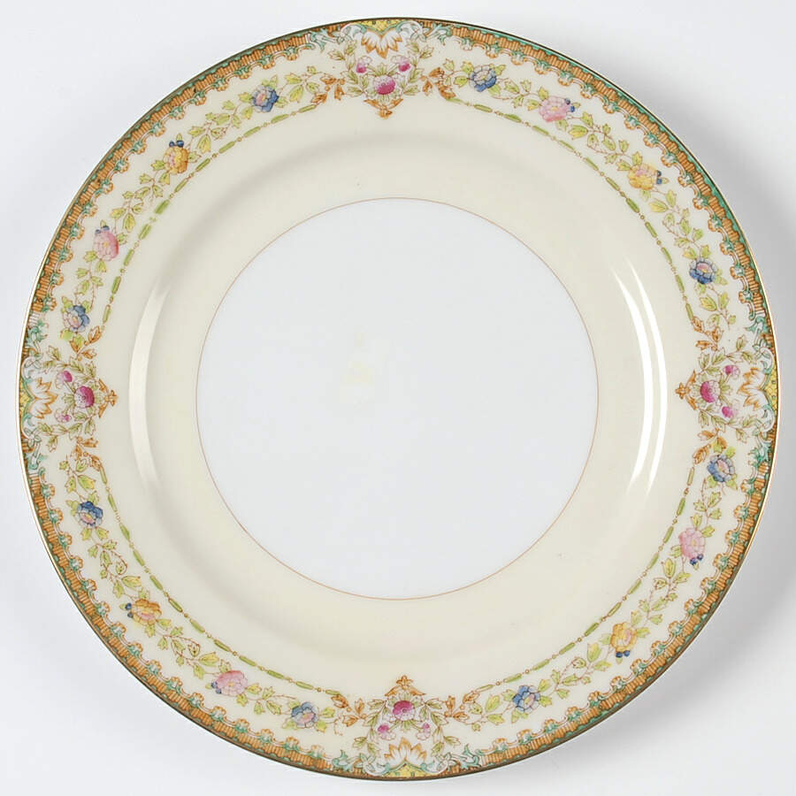 Fantasy (Multicolor Flowers) Salad Plate by Meito-1