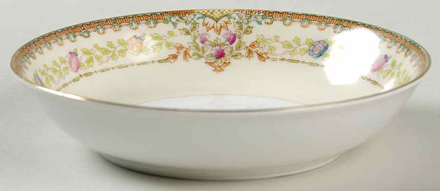 Fantasy (Multicolor Flowers) Fruit/Dessert (Sauce) Bowl by Meito-1