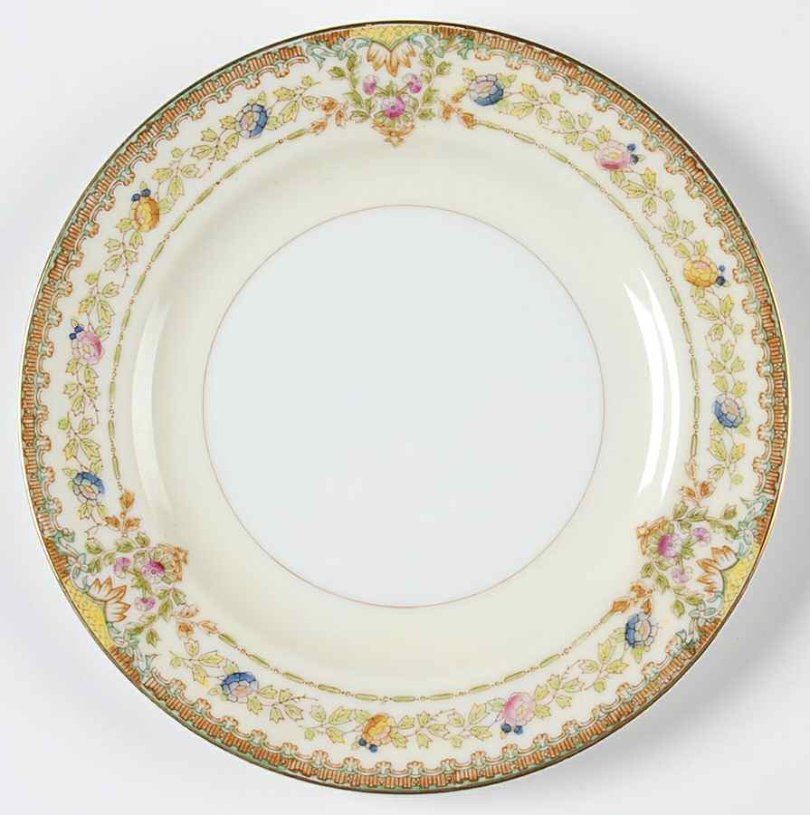 Fantasy (Multicolor Flowers) Bread & Butter Plate by Meito-1