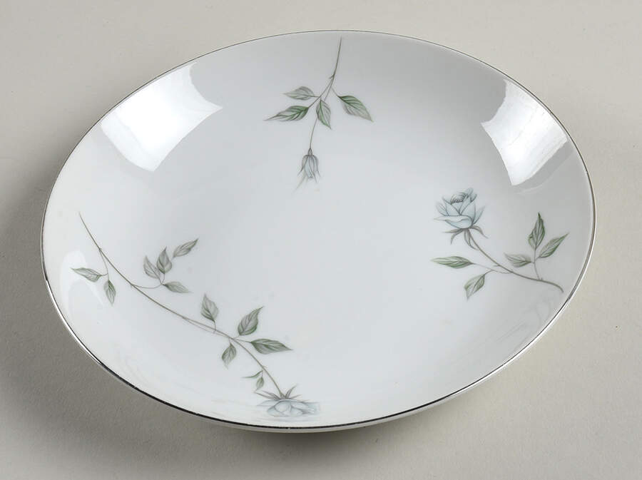 Fleurette (Coupe, Platinum Trim) Coupe Soup Bowl by Meito-1