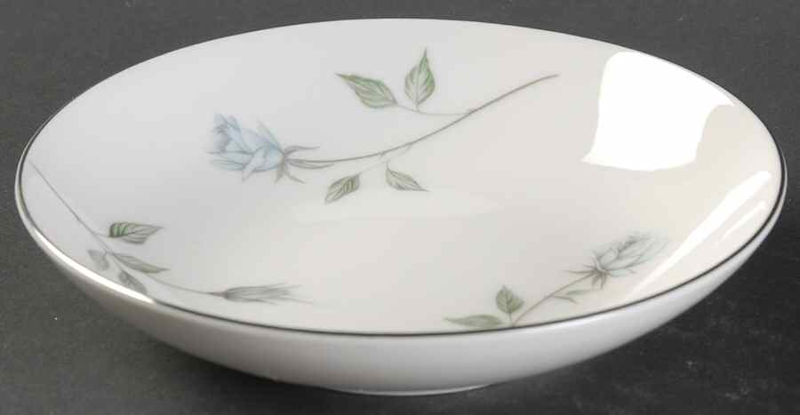 Fleurette (Coupe, Platinum Trim) Fruit/Dessert (Sauce) Bowl by Meito-1