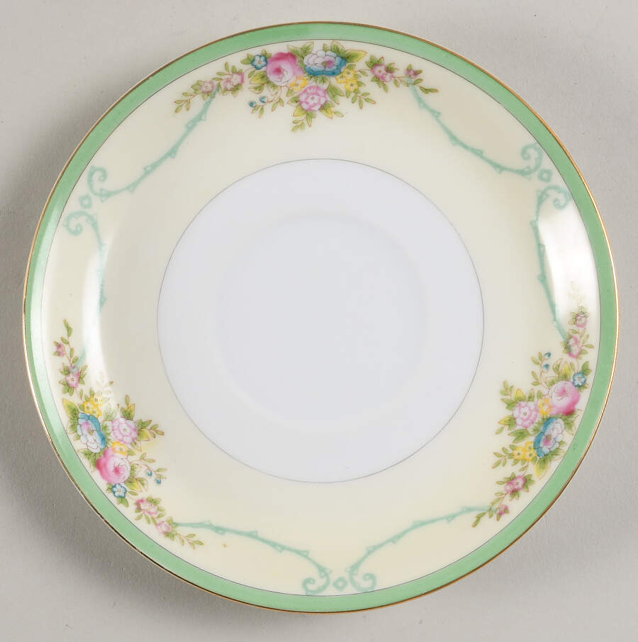 Formal Garden Saucer for Footed Cream Soup Bowl by Meito-1