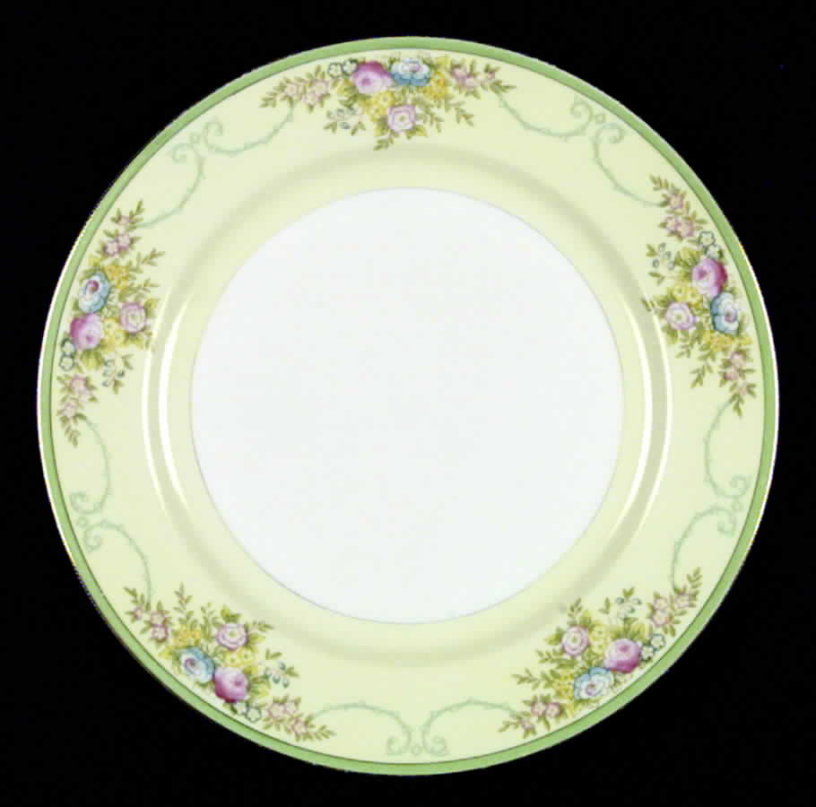 Formal Garden Dinner Plate by Meito-1