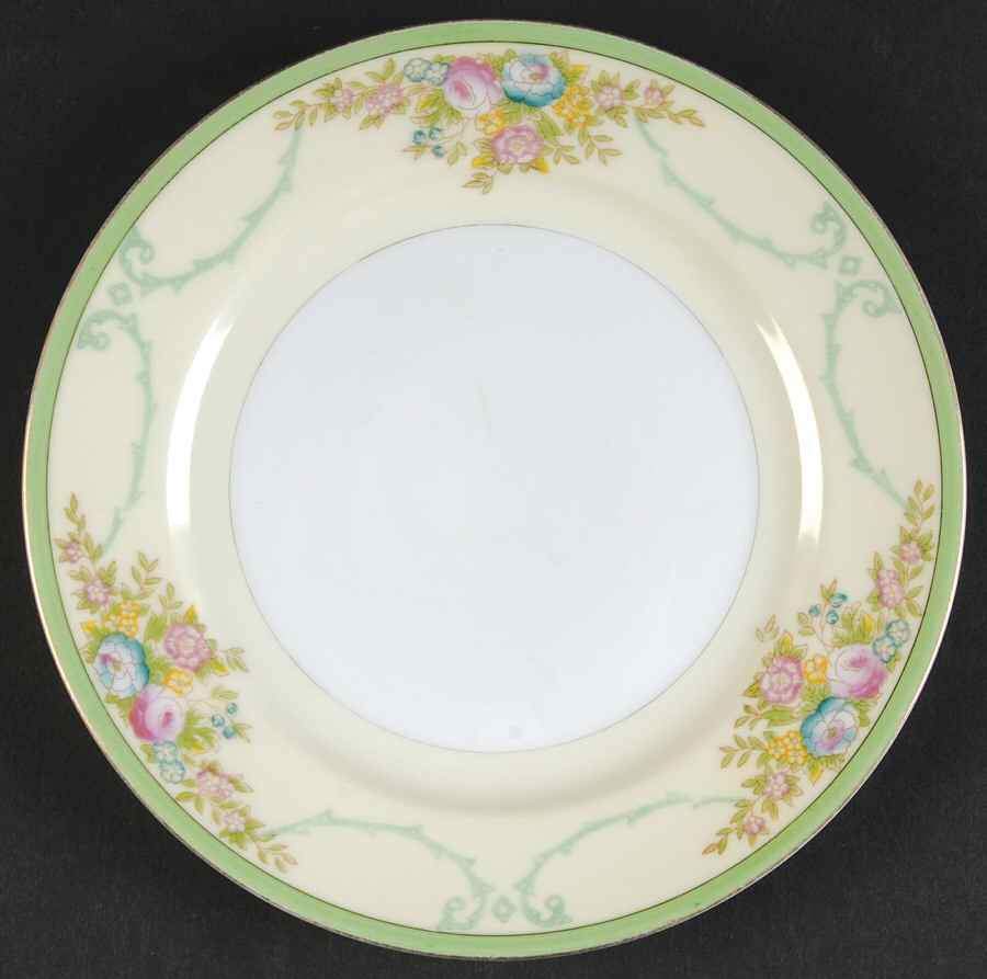Formal Garden Bread & Butter Plate by Meito-1