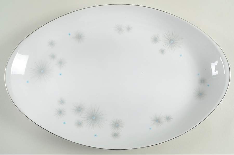 Galaxie 16" Oval Serving Platter by Meito-1