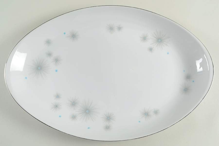 Galaxie 15" Oval Serving Platter by Meito-1