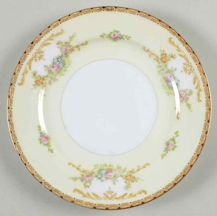 Garland Bread & Butter Plate by Meito-1