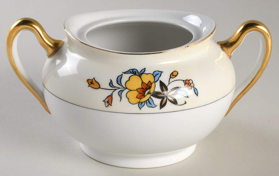 Gardina Sugar Bowl No Lid by Meito-1