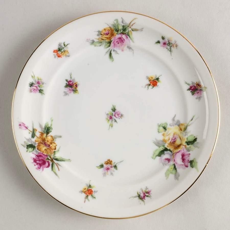 Garden Rose Salad Plate by Meito-1