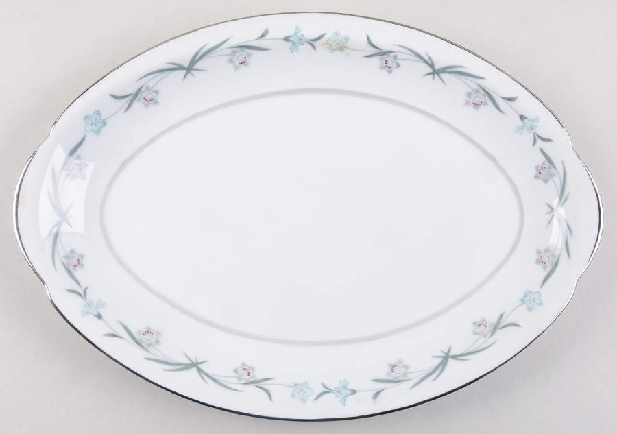 Glenora 12" Oval Serving Platter by Meito-1