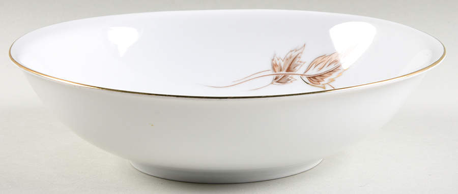 Golden Autumn 9" Round Vegetable Bowl by Meito-1