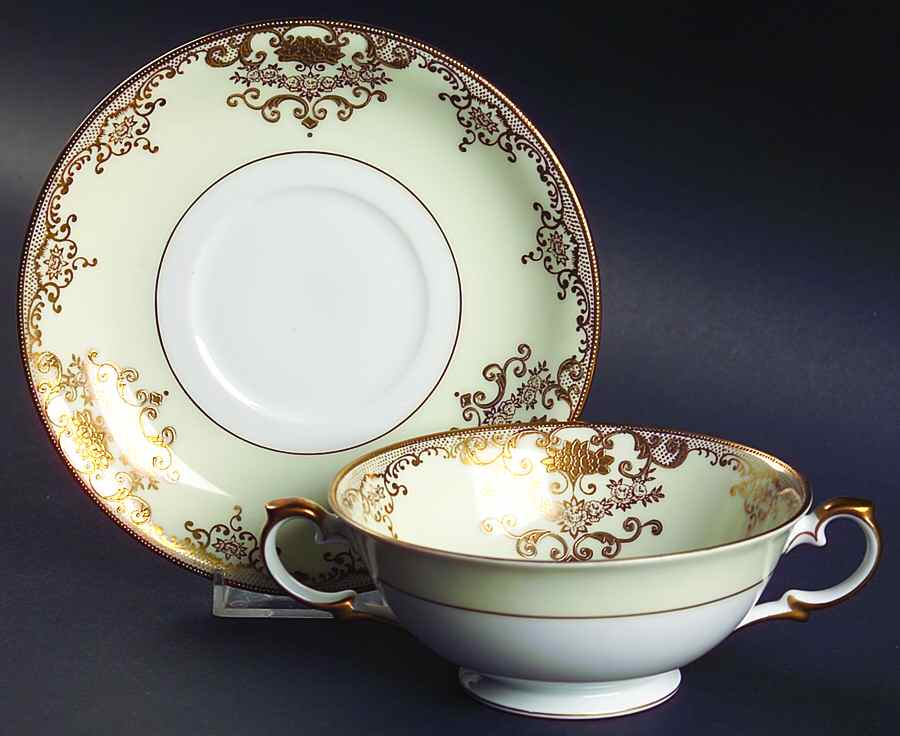 Goldwyn Footed Cream Soup Bowl by Meito-1