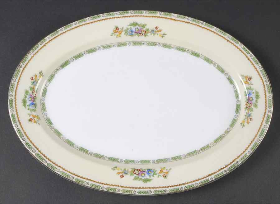 Grafton 11" Oval Serving Platter by Meito-1