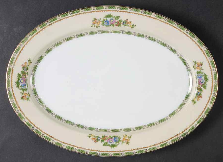 Grafton 12" Oval Serving Platter by Meito-1