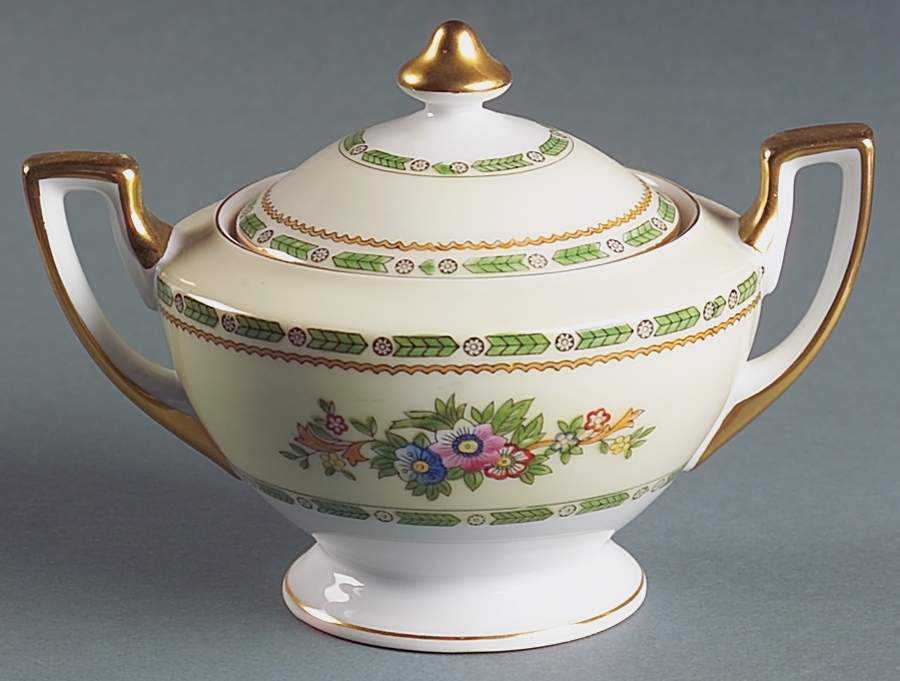 Grafton Sugar Bowl & Lid by Meito-1