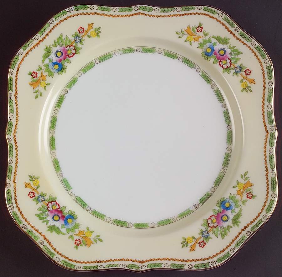 Grafton Square Luncheon Plate by Meito-1
