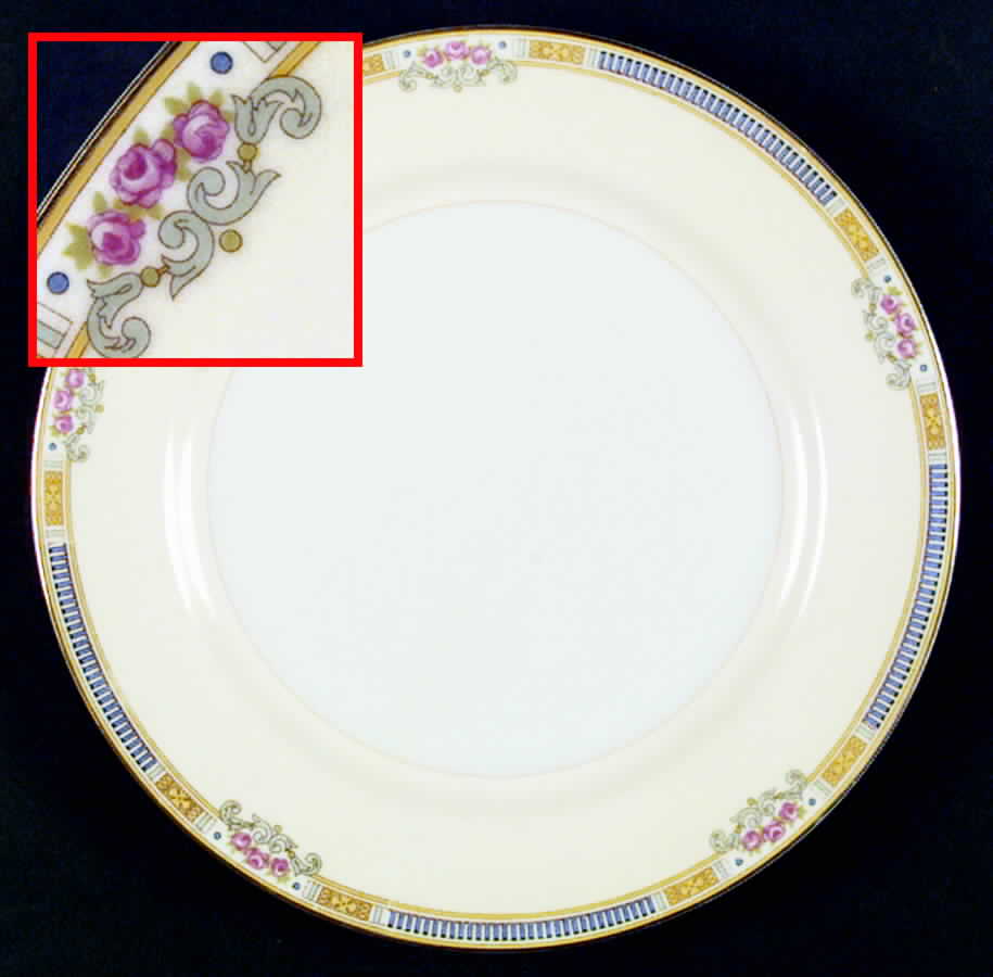 The Hampton Dinner Plate by Meito-1