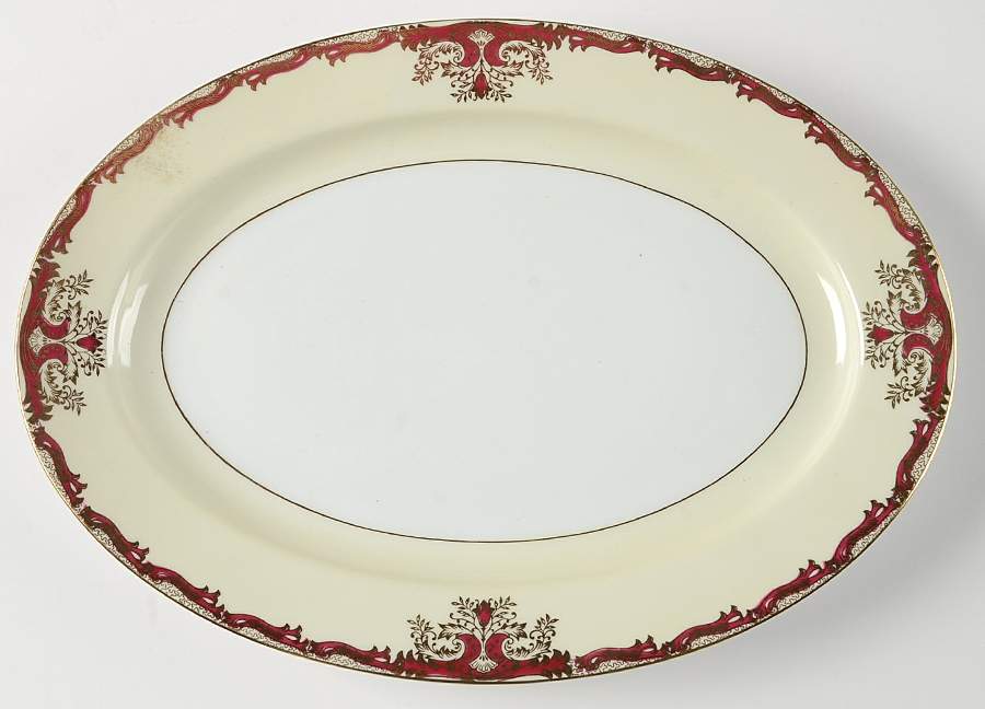 Hampton 12" Oval Serving Platter by Meito-1