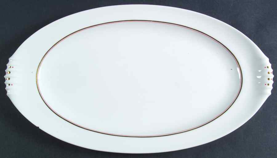 Hanover 14" Oval Serving Platter by Meito-1