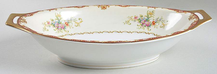 Hanover 11" Oval Vegetable Bowl by Meito-1
