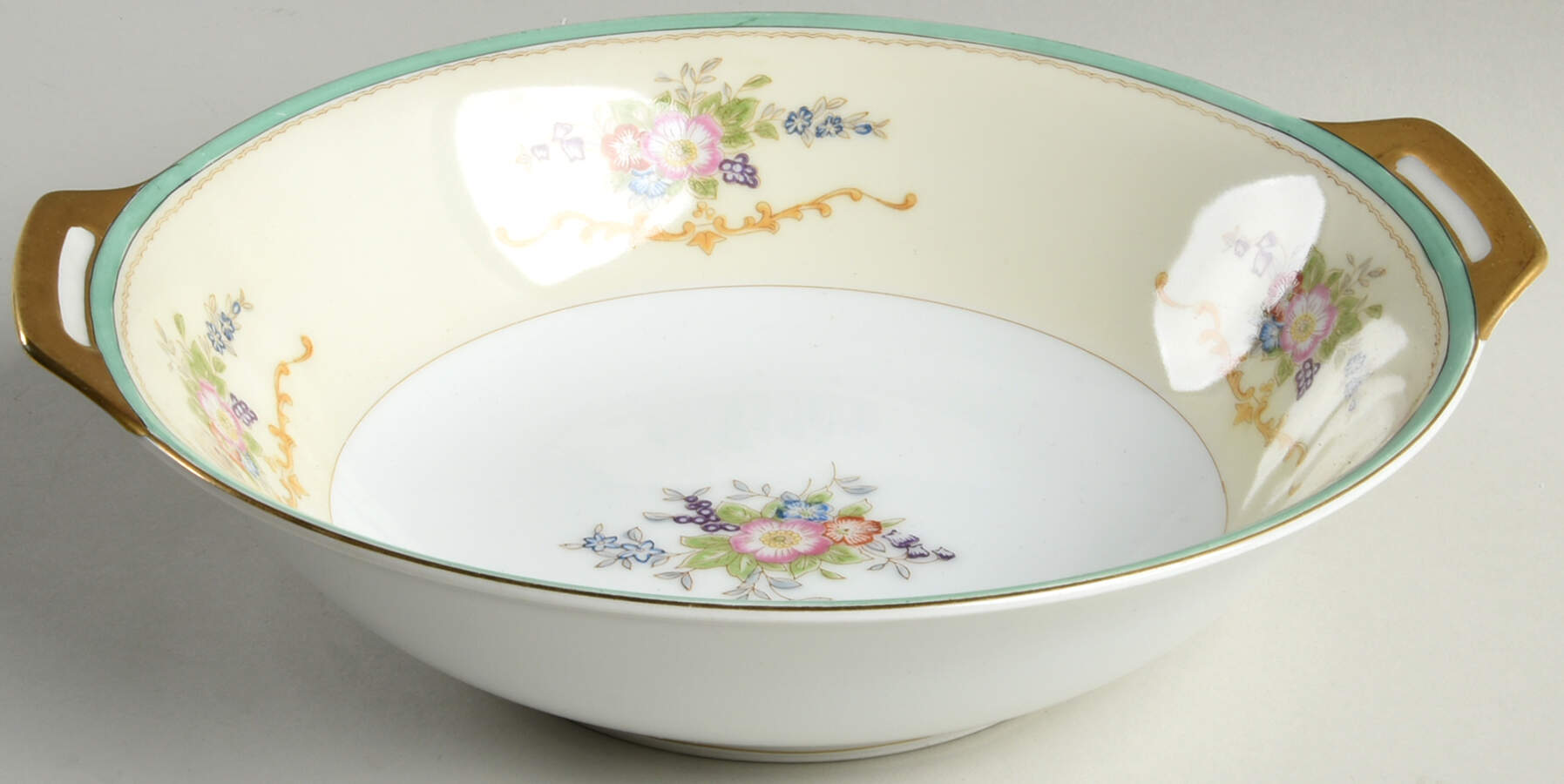 Hopkins 10" Round Vegetable Bowl by Meito-1
