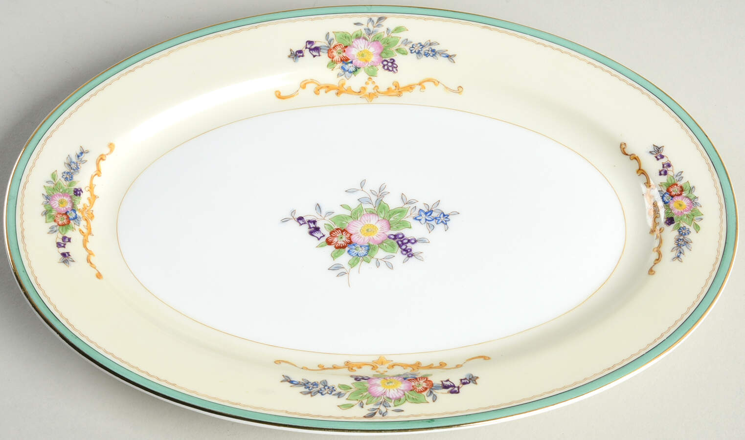 Hopkins 11" Oval Serving Platter by Meito-1
