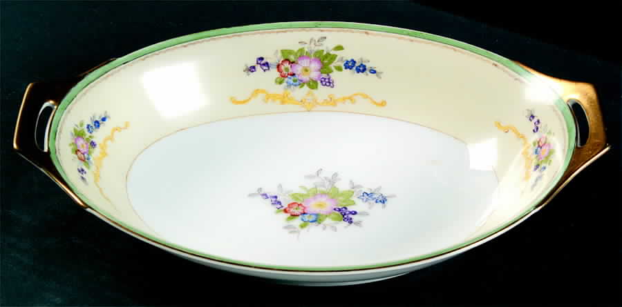 Hopkins 11" Oval Vegetable Bowl by Meito-1